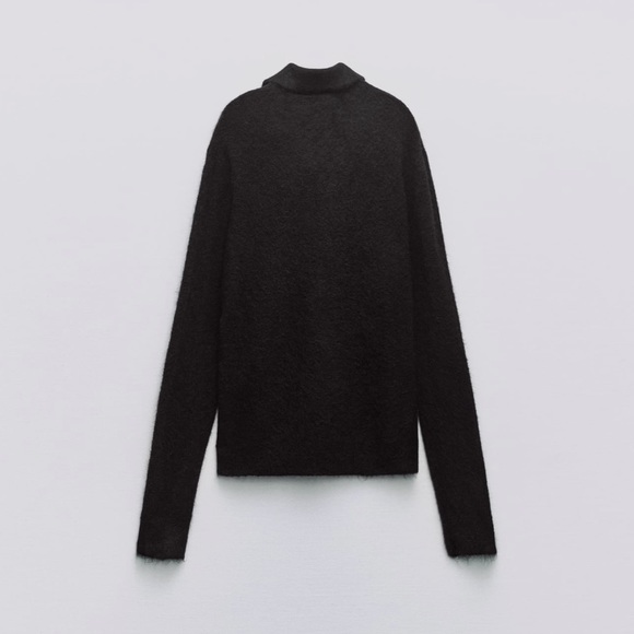 ZARA Oversized Polo Sweater - Picture 5 of 8